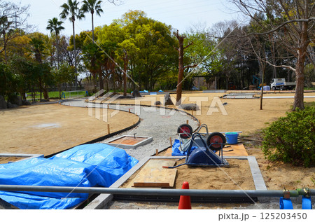 造園工事の風景 125203450