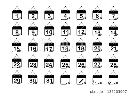 ひめくりカレンダー　セット 125203907