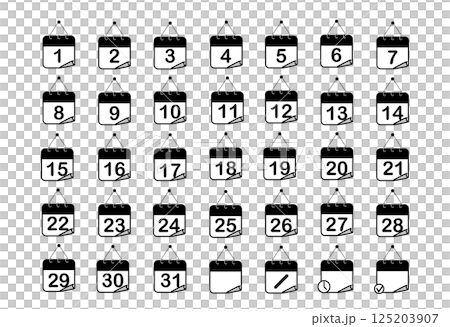 ひめくりカレンダー　セット 125203907