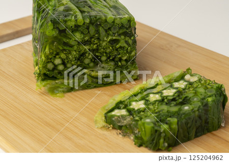 野菜のテリーヌ 野菜のゼリー寄せ 野菜のテリーヌ 野菜のゼリー寄せ 125204962