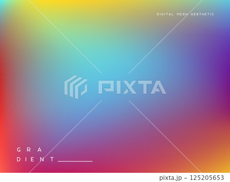 Abstract gradient background. Sunset beach or summer colors. 125205653