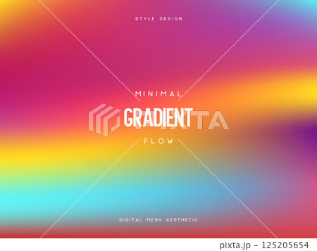 Abstract gradient background. Sunset beach or summer colors. 125205654