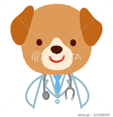 かわいいイヌのお医者さん 125208507