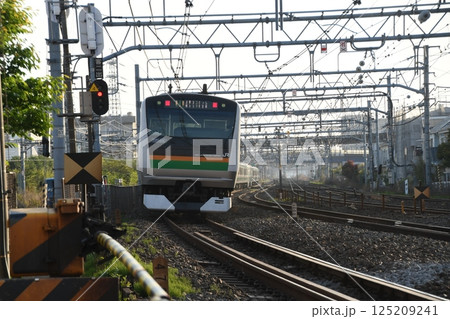 東海道線　鎌倉（客貨）踏切 125209241