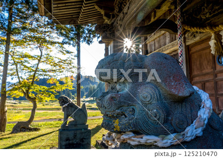 滝神社の狛犬～只見町～ 125210470