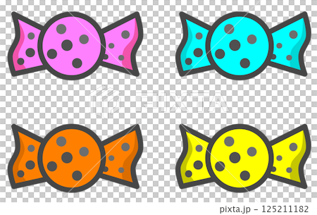 駄菓子で甘くて美味しい飴のお菓子 125211182