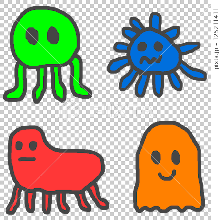 來自外太空的可愛外星入侵者插圖 125211411