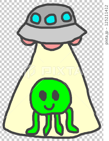 來自外太空的可愛外星入侵者插圖 125211412