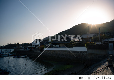 広島県福山市鞆の浦の潮待ちの港 広島県福山市鞆の浦の潮待ちの港 125211983