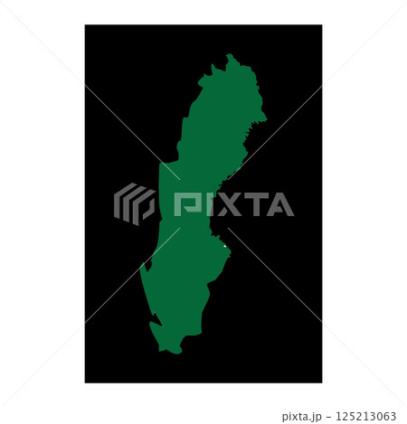 vectors illustration icon map country sweden symbol design 125213063