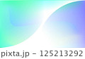 ブルーの曲線のグラデーション背景 125213292