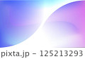 紫の曲線のグラデーション背景 125213293