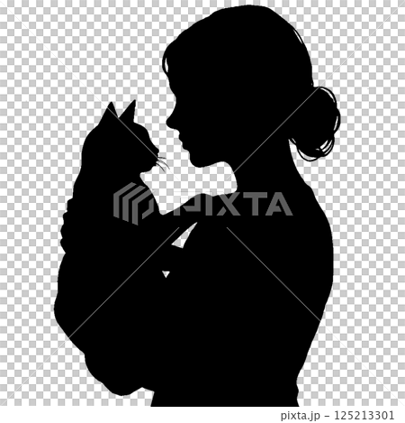 婦女和貓 婦女和貓 125213301