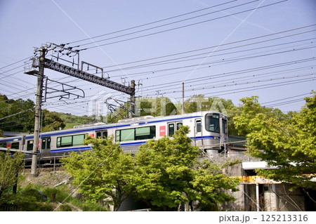 愛知環状鉄道2000系が新緑の中を走る 愛知環状鉄道2000系が新緑の中を走る 125213316