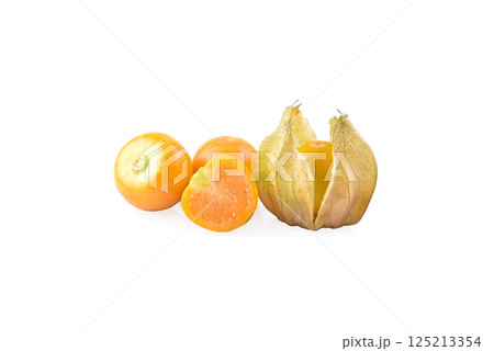 physalis isolated on the white background 125213354
