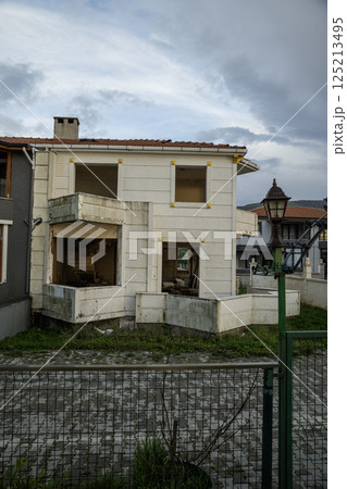 Old house without windows and door 125213495