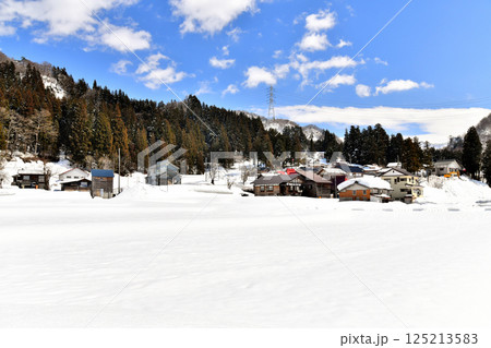 新潟県十日町市東田尻の風景(新潟県十日町市)【2025.3】 125213583