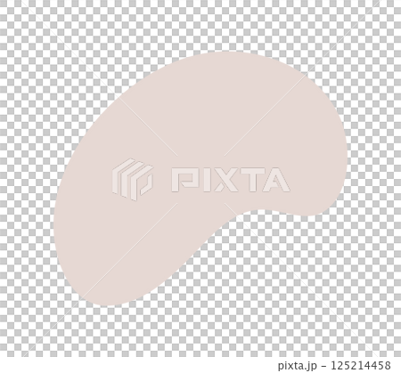 Simple and stylish abstract shapes in natural colors - Liquid shapes background and decoration material - Blob 125214458