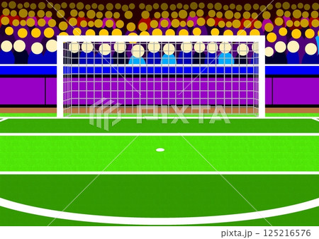サッカーのゴール 125216576