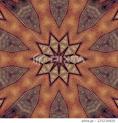 Antique leather texture background. Abstract design for fashion wear printing and interior furnishing. Cowhide and deer skin pattern for duffle bag, wallet, shoes, vanity bag, and sofa covering etc	 125216920