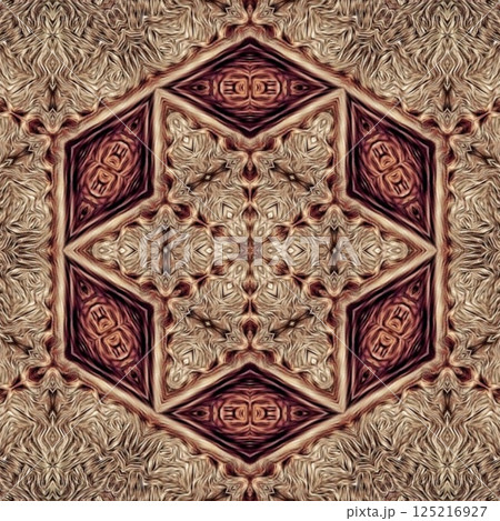 Antique leather texture background. Abstract design for fashion wear printing and interior furnishing. Cowhide and deer skin pattern for duffle bag, wallet, shoes, vanity bag, and sofa covering etc	 125216927