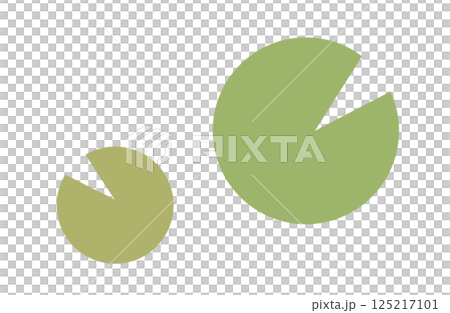 Simple and cute lotus leaf 125217101