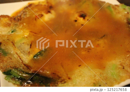 台湾料理　蚵仔煎（牡蠣オムレツ） 125217658