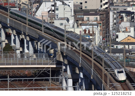 東北新幹線／上越新幹線E2系（200系カラー・緑帯車両） 125218252