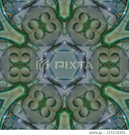 Stainless steel print design for wallcovering, wrapping paper, tiles, window grill, main door, stair railing etc 125218301