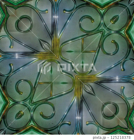 Stainless steel print design for wallcovering, wrapping paper, tiles, window grill, main door, stair railing etc Stainless steel print design for wallcovering, wrapping paper, tiles, window grill, main door, stair railing etc 125218378