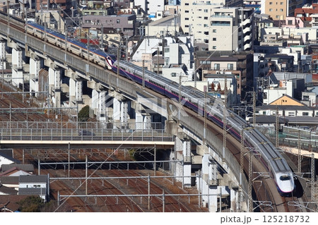 東北新幹線E2系やまびこ号（山形新幹線E3系つばさ併結） 125218732