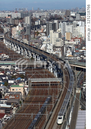東北新幹線／上越新幹線E2系（200系カラー・緑帯車両） 125218766