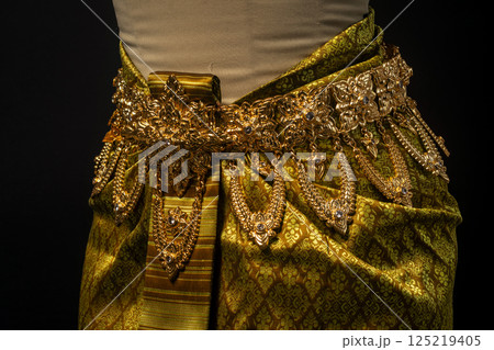 close detail of Khmer apsara performer of traditional dance in cambodia close detail of Khmer apsara performer of traditional dance in cambodia 125219405