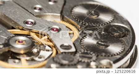 clockwork old mechanical watch, high resolution and detail clockwork old mechanical watch, high resolution and detail 125220616