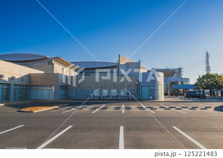 磐田市の爽やかな青空のアミューズ豊田の風景(静岡県) 125221483