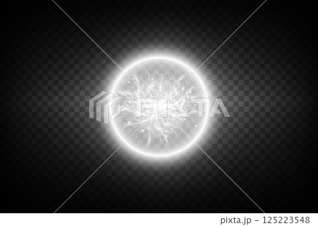 Dynamic and Glowing Abstract Illumination Design Featuring Radiant Energy and Striking Visual Effects 125223548