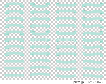 使えるリボン素材セット 125224622