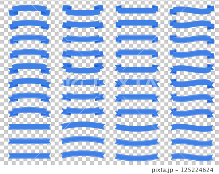 Usable ribbon material set 125224624