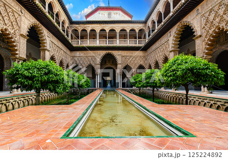 The Royal Palace of Seville, Real Alcazar. The Royal Palace of Seville, Real Alcazar. 125224892
