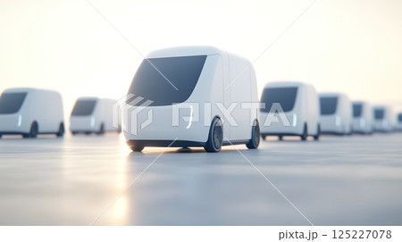 last mile delivery in urban areas with innovative vehicles. 125227078