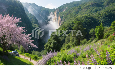 滝のある風景 滝のある風景 125227089