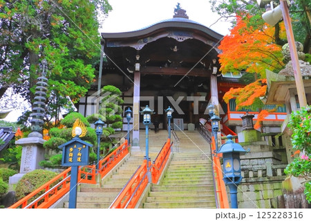 秋の信貴山朝護孫子寺(本堂・奈良県生駒郡) 秋の信貴山朝護孫子寺(本堂・奈良県生駒郡) 125228316
