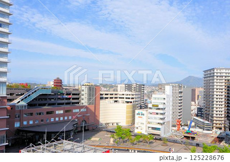 大分駅府内中央口の街並み 大分駅府内中央口の街並み 125228676