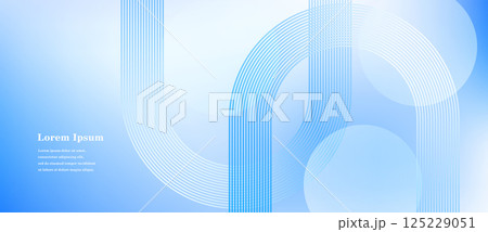 幾何学 抽象 ストライプ ライン サークル 背景 125229051