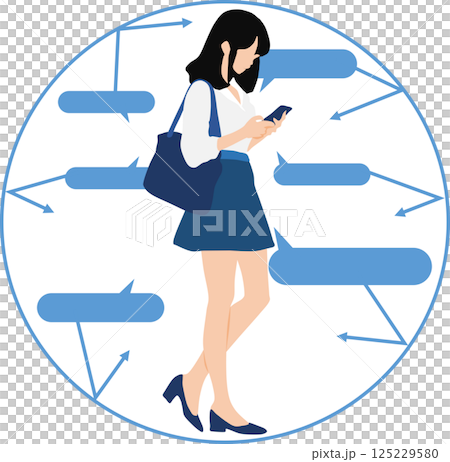 エコーチェンバーのグラフィック素材イラスト エコーチェンバーのグラフィック素材イラスト 125229580