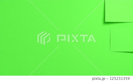 a green square with squares on it, chroma green background 125231359