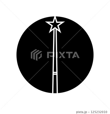 magic wand icon logo vector illustration design template 125232010