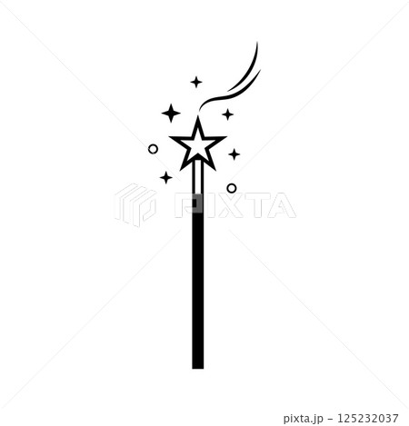 magic wand icon logo vector illustration design template magic wand icon logo vector illustration design template 125232037