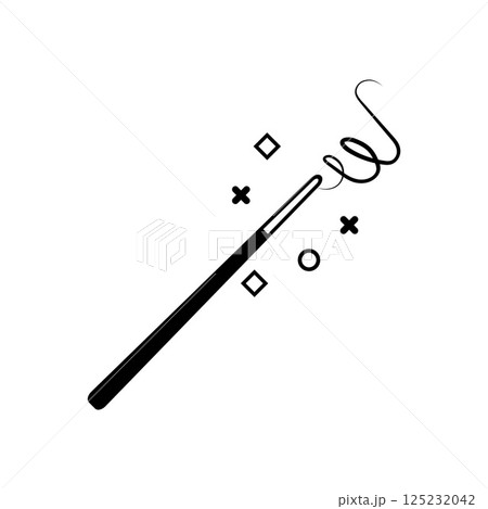 magic wand icon logo vector illustration design template 125232042