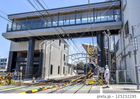 東京都世田谷区の都市風景　奥沢駅 125232295